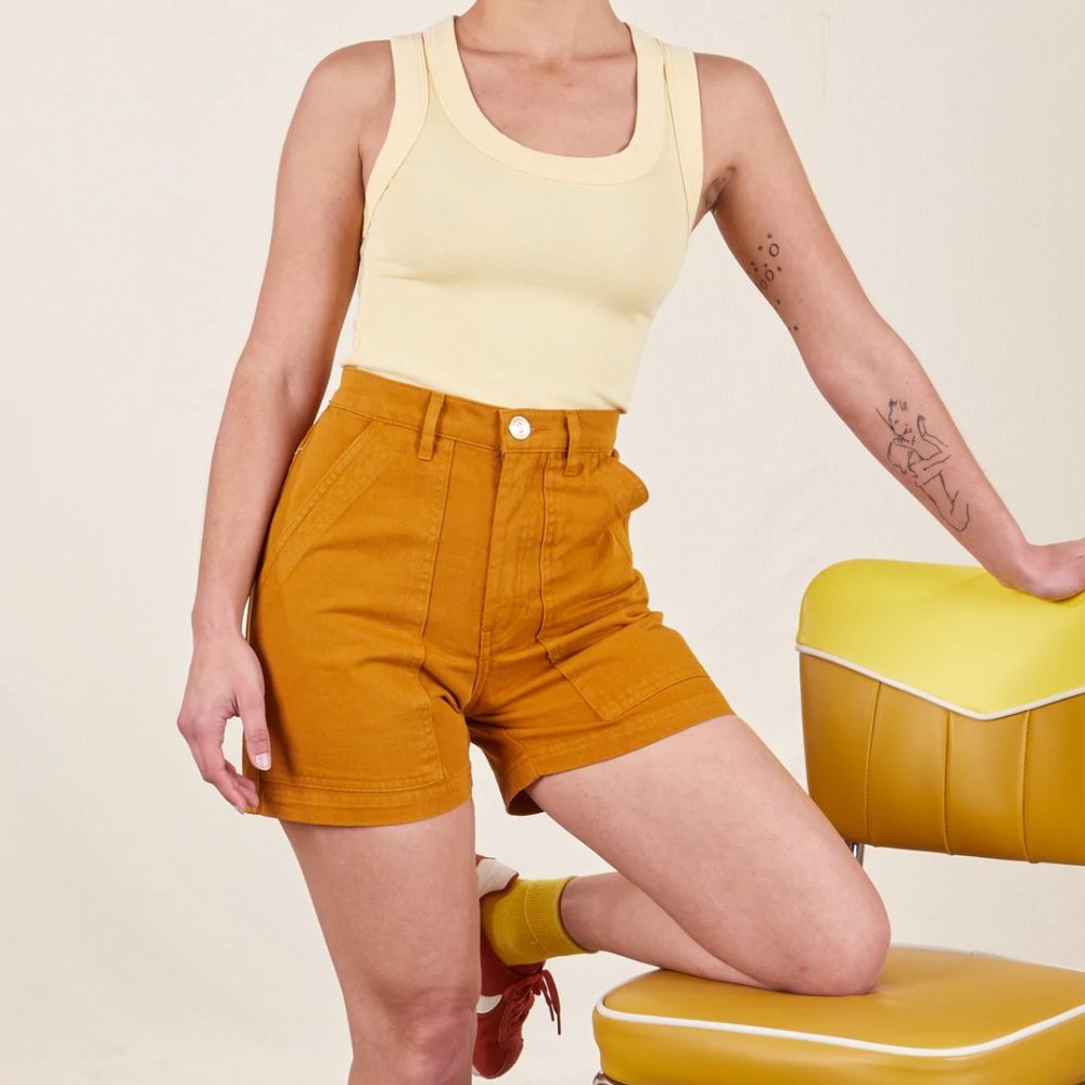 Big Bud Press Classic Work Shorts (Spicy Mustard)
